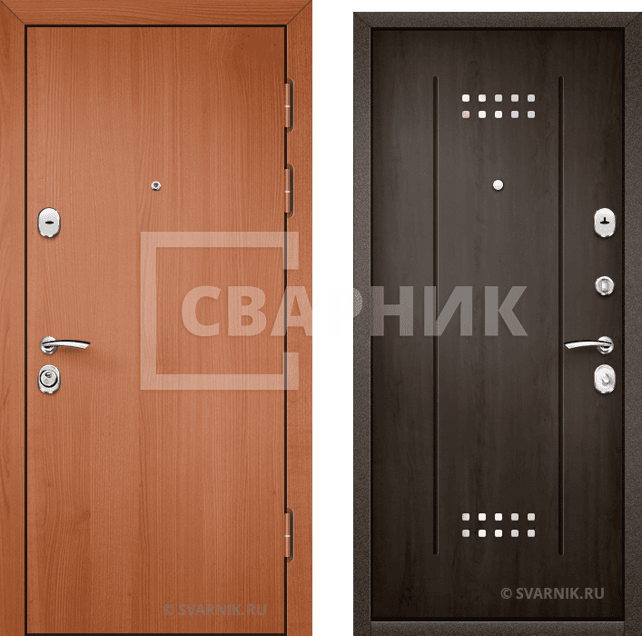 Дверь металлическая с установкой в дом ламинат — МДФ — фото 1