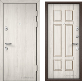 Дверь металлическая антивандальная в квартиру ламинат — шпон