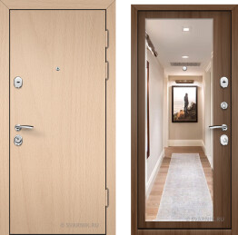 Дверь металлическая с шумоизоляцией на дачу ламинат — шпон