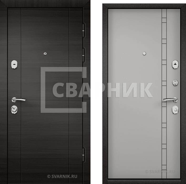 Дверь металлическая накладная в квартиру винорит — МДФ — фото 1