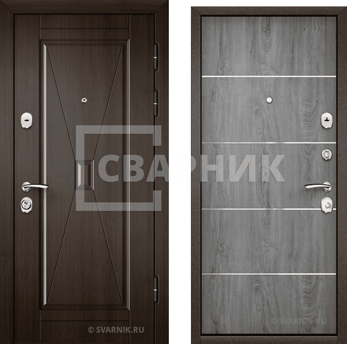 Дверь металлическая с установкой в дом винорит — МДФ — фото 1