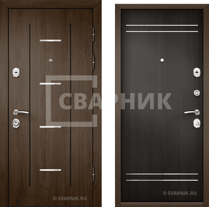 Дверь входная внутренняя на дачу массив — МДФ — фото 1