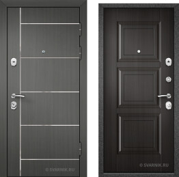 Дверь входная с шумоизоляцией в квартиру МДФ — шпон