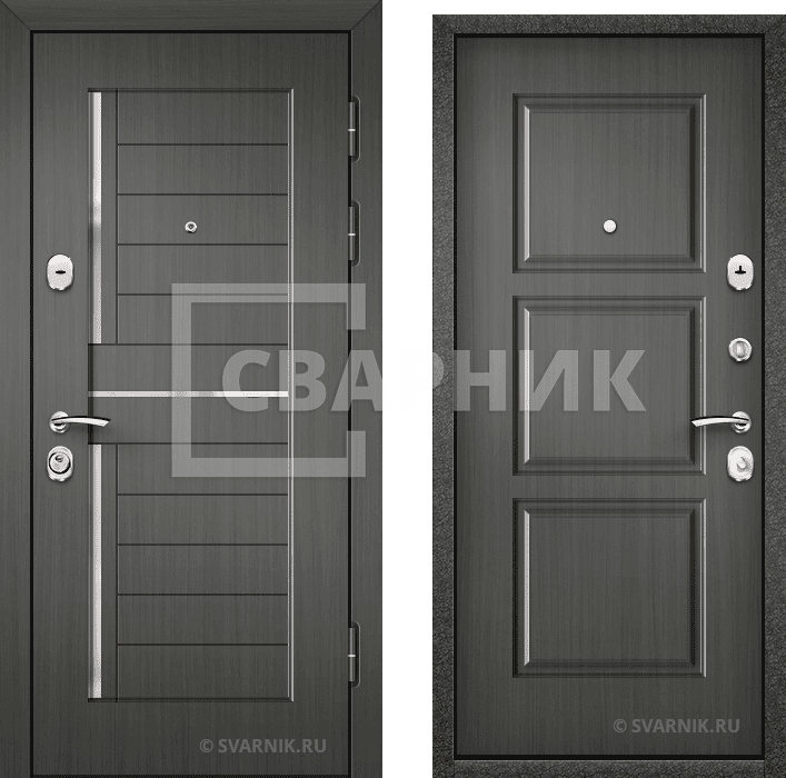 Дверь металлическая готовая в квартиру массив — массив — фото 1