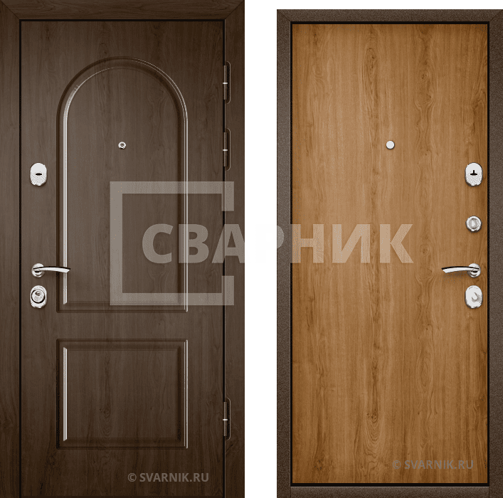 Дверь входная правая в офис винорит — ламинат — фото 1