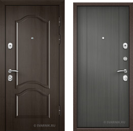 Дверь металлическая с шумоизоляцией в квартиру МДФ — массив