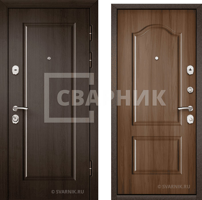 Дверь металлическая под ключ в офис винорит — МДФ — фото 1