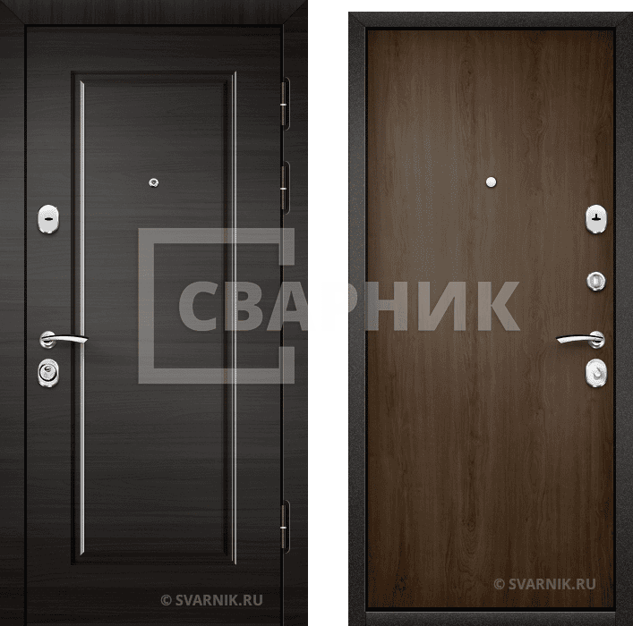 Дверь входная российская в офис шпон — ламинат — фото 1