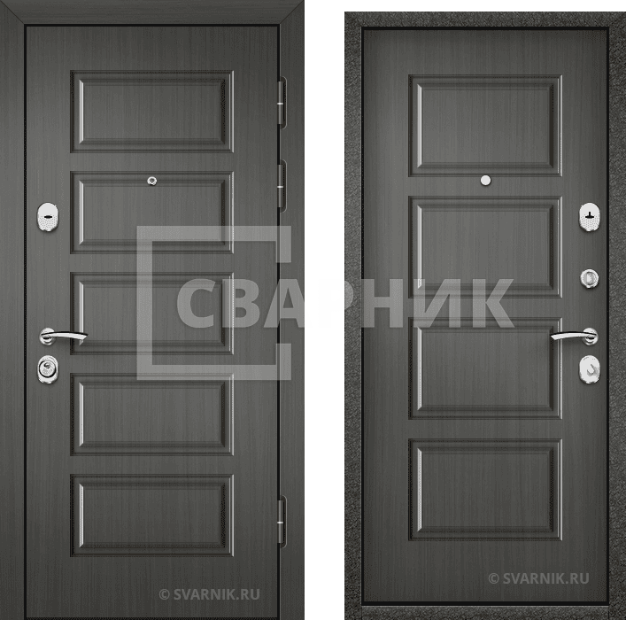 Дверь металлическая на заказ на дачу МДФ — массив — фото 1