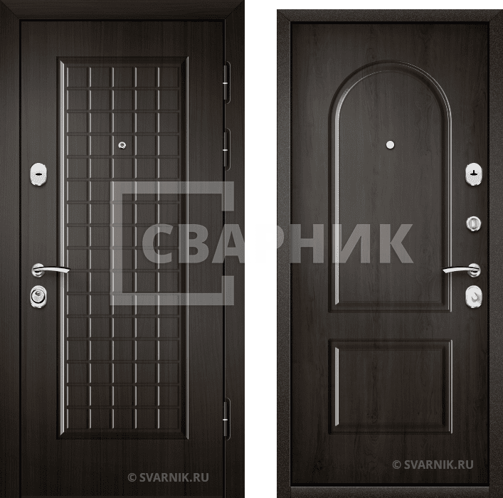 Дверь входная на заказ в офис МДФ — шпон — фото 1