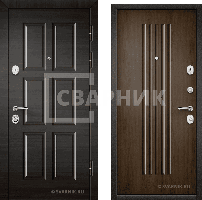 Дверь металлическая правая на дачу массив — массив — фото 1