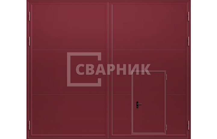 Ворота для склада 3500×3500 СВВ-2538 — фото 1