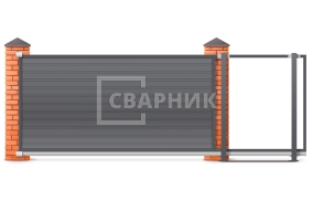 Раздвижные ворота Hormann 2200×2500 СВВ-2860