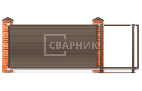 Откатные ворота Дорхан 2200×3000 СВВ-2686