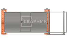 Откатные ворота 12 м 12000×2200 СВВ-5243