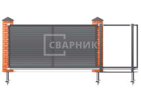 Раздвижные ворота Hormann 2000×3000 СВВ-2908