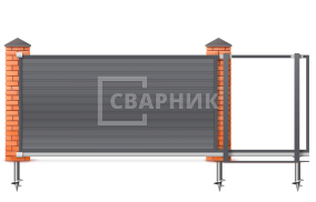 Выдвижные ворота Херман 2500×3500 СВВ-2827