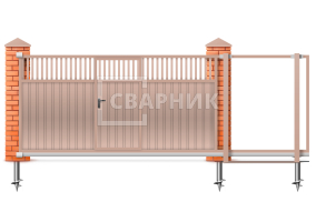 Откатные ворота Hormann 3500×2000 СВВ-2911