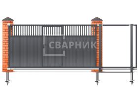 Консольные ворота 1980×2100 СВВ-3438
