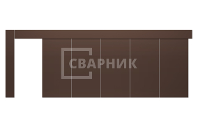 Противопожарные откатные ворота Doorhan 4500×3000 СВВ-2101