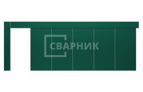 Откатные противопожарные ворота Дорхан 5000×2000 СВВ-2107