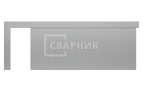 Противопожарные ворота откатные 5000×3500 СВВ-2113