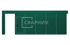 Противопожарные сдвижные ворота 4500×2000 СВВ-2110