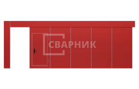 Откатные ворота Дорхан 3500×3000 СВВ-2140
