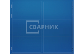 Ворота распашные промышленные из сэндвич панелей 3500×4000 СВВ-2487