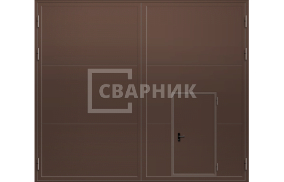 Промышленные распашные ворота 2500×5000 СВВ-2392