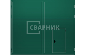 Ворота промышленные секционные из сэндвич панелей 2000×5000 СВВ-2480