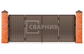 Складные ворота 2750×2750 СВВ-1334