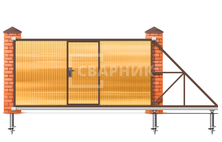 Ворота Найс 3000×2000 СВВ-3021 — фото 1