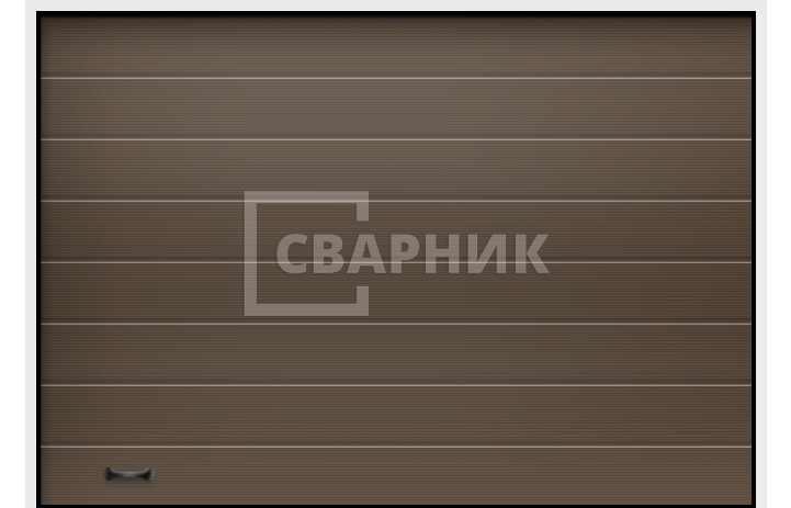Промышленные секционные ворота Alutech 2000×2000 СВВ-8638 — фото 1