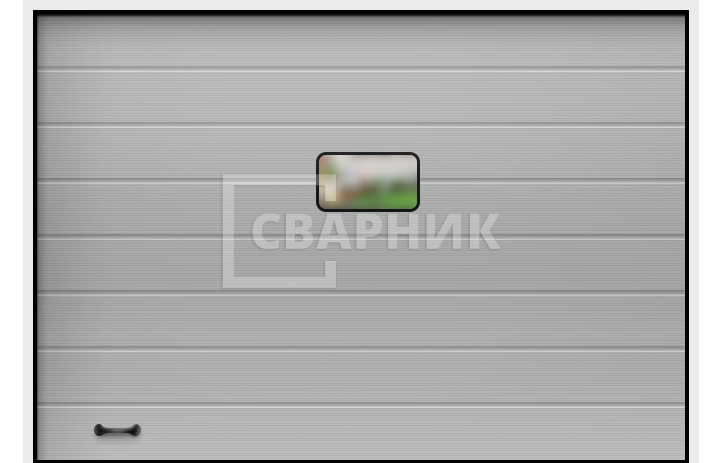 Alutech Trend ворота секционные подъемные 2250×3000 СВВ-8920 — фото 1