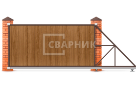 Откатные ворота 10 м 10000×2100 СВВ-5179