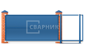 Автоматические ворота на участок 3500×2000 СВВ-3567