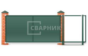 Откатные ворота 7 м 7000×3000 СВВ-5060
