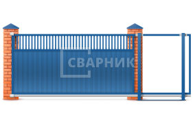 Ролтэк раздвижные ворота 2200×3000 СВВ-3246