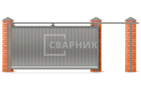 Откатные ворота 6 метров 6000×3000 СВВ-4990