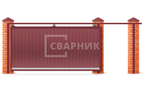 Откатные ворота 10000×2100 СВВ-5238