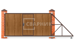 Откатные ворота Nice 2200×2500 СВВ-3009