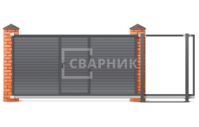 Откатные ворота Ролтэк 2500×3000 СВВ-3179