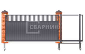 Откатные ворота Каме 2250×2800 СВВ-3141