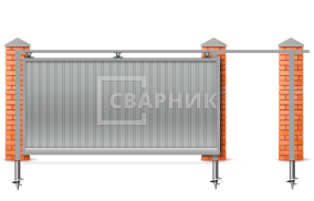 Откатные ворота 12 м 12000×2000 СВВ-5294