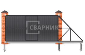 Откатные ворота Came 2200×3200 СВВ-3101