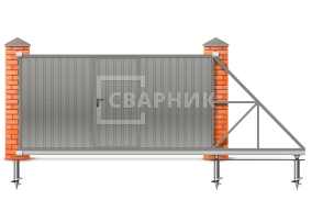 Откатные ворота Faac 2500×3500 СВВ-3296