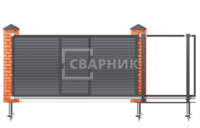 Автоматические ворота с дистанционным управлением 2200×3500 СВВ-3639