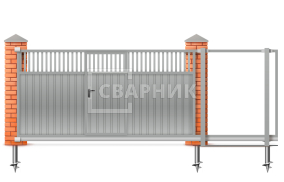 Механические ворота 2100×3000 СВВ-3468