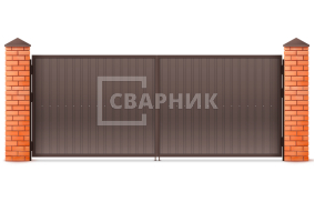 Ворота оцинкованные 3000×2750 СВВ-6969